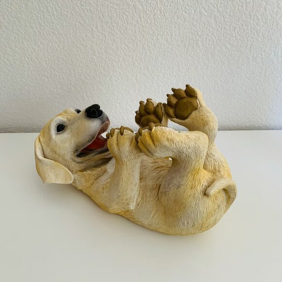 Playful Puppy Yellow Lab Wine Bottle Holder - Picture 5 of 7
